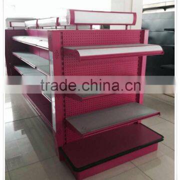 Hot sale plain supermarket shelf for cosmetic