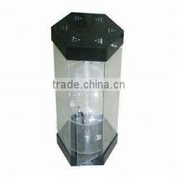 Custom sunglass display showcase with lock