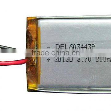 3.7v flat rechargeable li ion battery