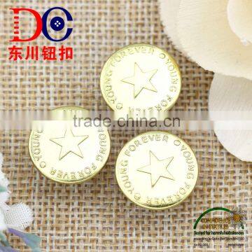 17mm Fashion Metal Custom Jean Blue Button for Jacket photo-4