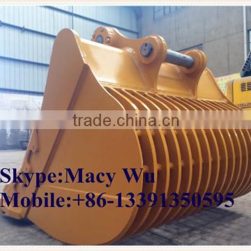 CAT336 big excavator skeleton bucket