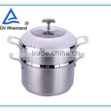 Multifunctional stainless steel steam cooking pot