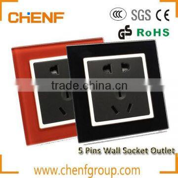 Wholesale Home Use Electrical 5 Holes Power Wall Socket