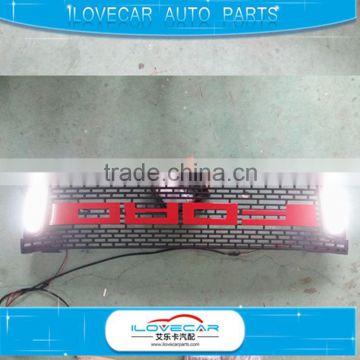 2016 High Quality Car Front Grille ranger accessories With Led Light DRL LED grille for Ford Ranger