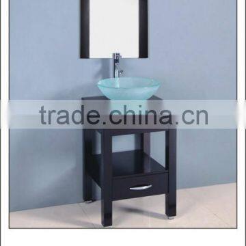 modern soild wood bathroom cabinet,bathroom vanity north amereica market hot sell style