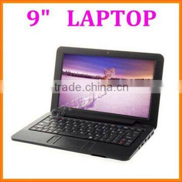 OEM 9 inch mini laptop android 4.4 computer netbook dual core wm8880 wifi bluetooth camera rj45 usb2.0 port external 3g