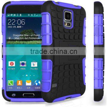 For Samsung Galaxy S5 Mini armor case PC TPU with kickstand