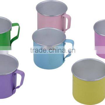 factory supply water cup Aluminum tea cups for camping in different color