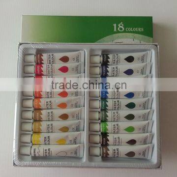 18 colour*12ml professional artist water colour Paints