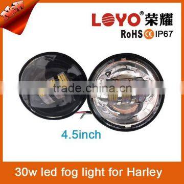 Cheap 4.6inch fog light motorcycl led headlight for Harley