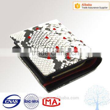 Fashion With Animal Snake Skin Pattern pu Leather Wallet for Women photo-2