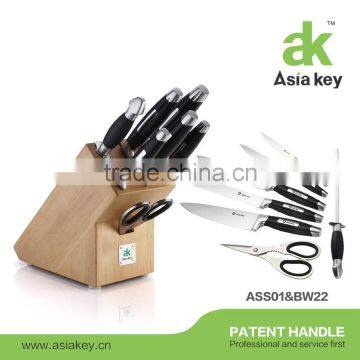 High Quality 8pcs Stainless Steel Kitchen Chef Cutlery Knife Set With Stand