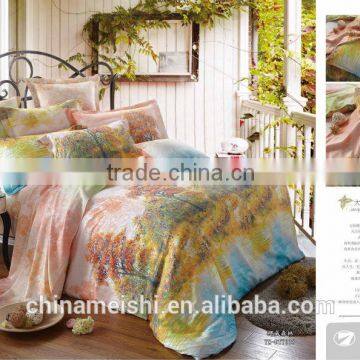 40S Jacquard Printing Duvet cover set Home textiles home bedding set King Queen Full Twin Cal King
