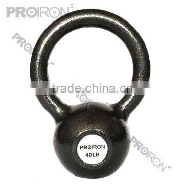 new product! Round handle cast iron kettlebell 40lb