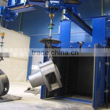 automatic hanger type sandblasting machine/abrasive blasting machine