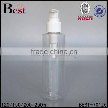 120ml 150ml 200ml 250ml hand pump pressure sprayer shampoo bottle/cosmetic plastic lotion bottles