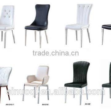 Wholesale High Quality Home Furniture Modern Dining Chair Good Design Stainless Steel Dining Chair photo-2