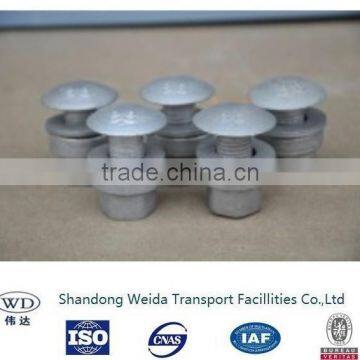 Hot Dip Galvanized Highway Guard Rail Accessories Bolts & Nuts