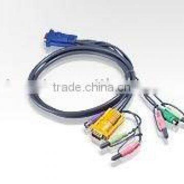 2-Port USB Cable KVM Switch