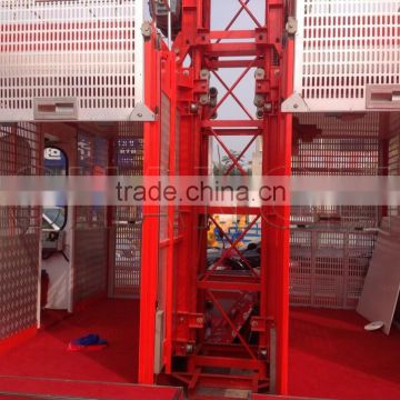 SCD200/200 (4000KG) double cages construction lifter