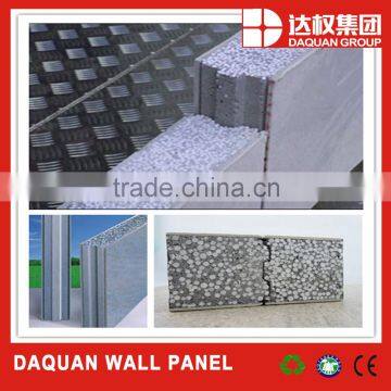 3000*610*180mm lightweight eps cement sandwich wall panel for interior wall and exterior wall.