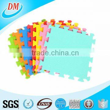 Extrusion martial arts puzzle mats