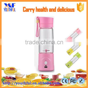 Made in china 380 ML food grade plastic water cups with USB