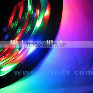 5050 SMD RGB 30LED/m Addressable Color Strip Light 5V Black PCB WS2812b Led Strip Ip65 photo-5
