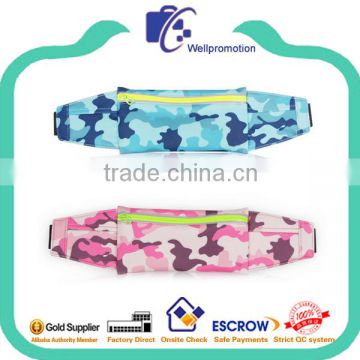 Fanny camouflage belt sports waist bags for running