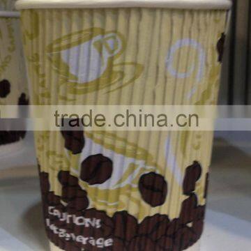 high quality coffee paper cup with lid disposable paper cups