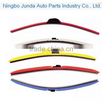 Wholesale Universal colorful auto windscreen soft car wiper blade