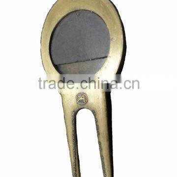 Custom Divot Tool With Golf Ball Marker