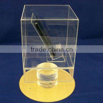 Acrylic Phone Display Cabinet, Plexiglass Cell Phone Stand, Lucite Mobile Phone Holder