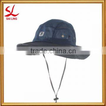 Quick-dry Cool Sweat-wicking Factory Outdoor Caps Bucket Fishing Hats With String photo-3