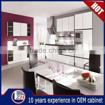 Factory direct lacquer kids kitchen set modular kitchen cabinet simple designs