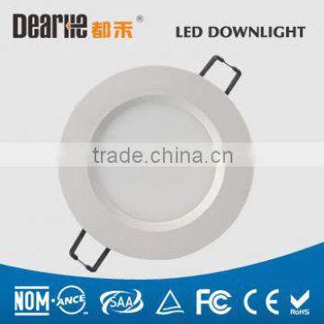 LED downlight Source and Acrylic Cover Material round plastic light