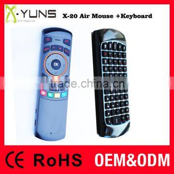 2.4G wifi remote control + Keyboard for Mini PC