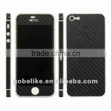 2012 Hot selling!! PVC carbon fiber sticker for iPhone(PayPal available)