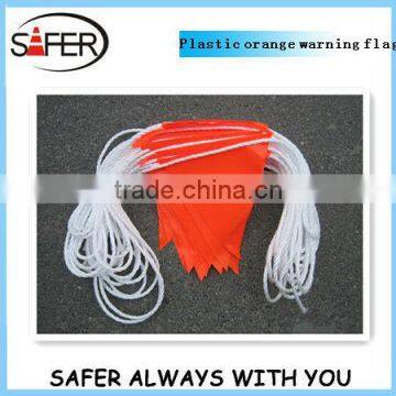 S-1625 plastic orange road traffic flag