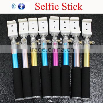 2015 Best Quality Factory Bluetooth Selfie Stick with bluetooth shutter button