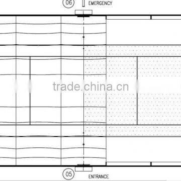 PVC Tensile Fabric Architecture Membrane Structure With T-UV Zero for Turnkey Tennis Court Coverings and Ground photo-6