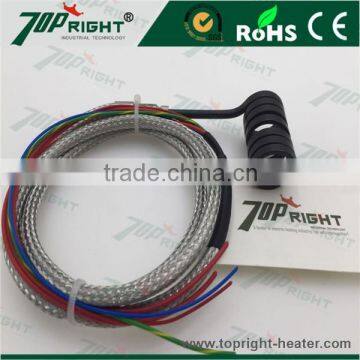 230v 400w Coil spring heater with thermocouple heating element hot runner coil heater