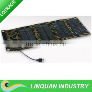 7W Folding solar charging bag / High efficiency solar panel / Fashion folding purse type solar energy bag