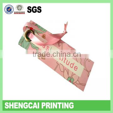 Custom high quality and cheap garment hang tags printing label manufacturer