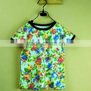 Factory price100% cotton fabric sublimation printing t shirt for kids