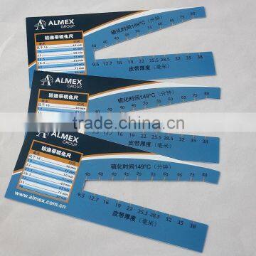 Guangzhou manufacturer pvc plastic ruler, full color printing plastic ruler