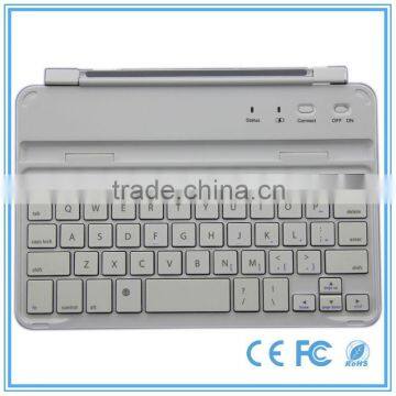 Ultra slim aluminum case for ipad mini with embedded bluetooth keyboards