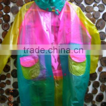 0.32mm Yellow Pvc/polyester/pvc Rain Coat - Buy Yellow Raincoat,Rubber Rain Coat,Industrial Rain Coat