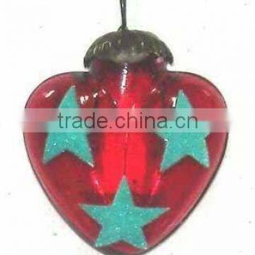 Christmas Glass Hanging Decoration Ornaments