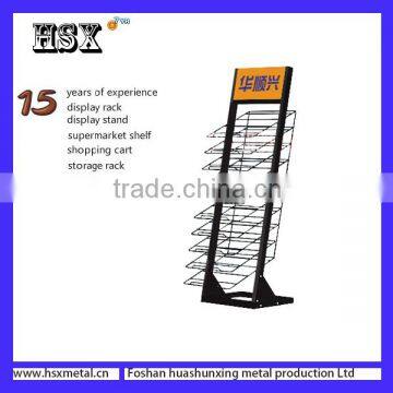 metal floor standing ceramics tiles display rack HSX-117